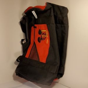Mickey University Duffle Bag Red & Black